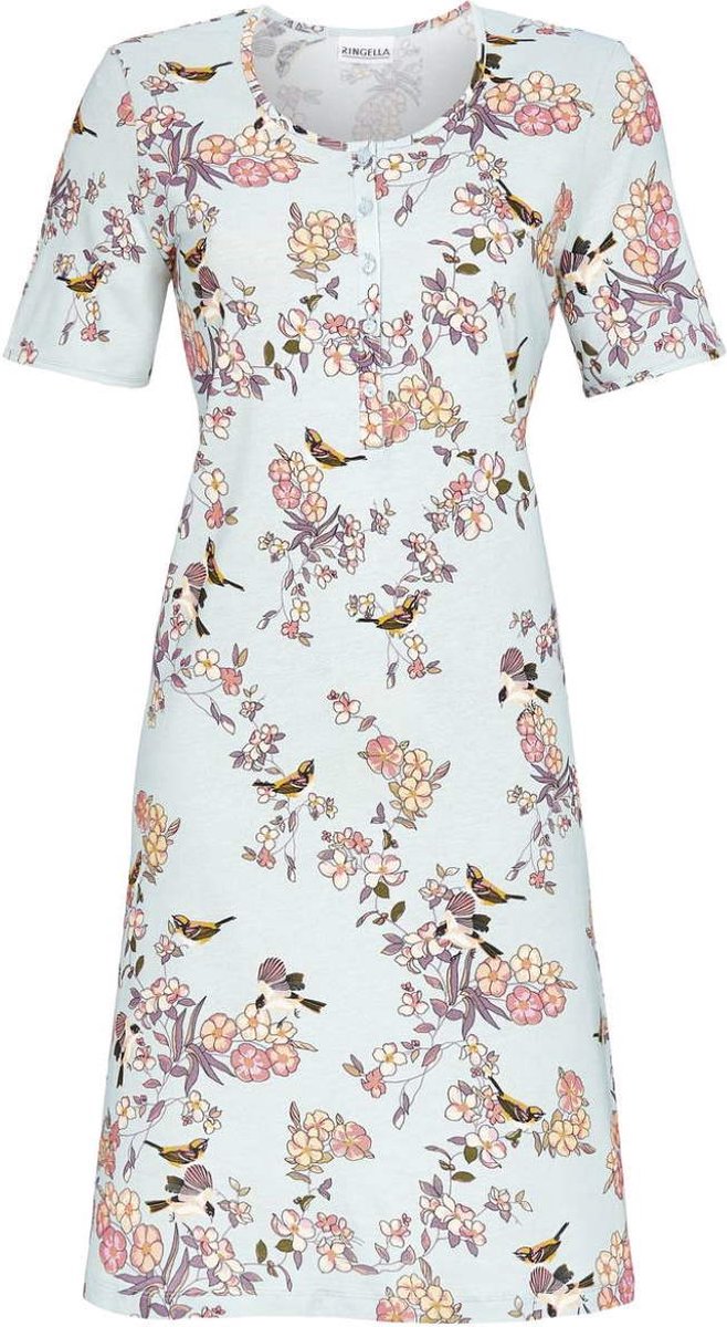 Ringella Flowers Birds – Nachtkleed – 5211037 – Powder Blue –