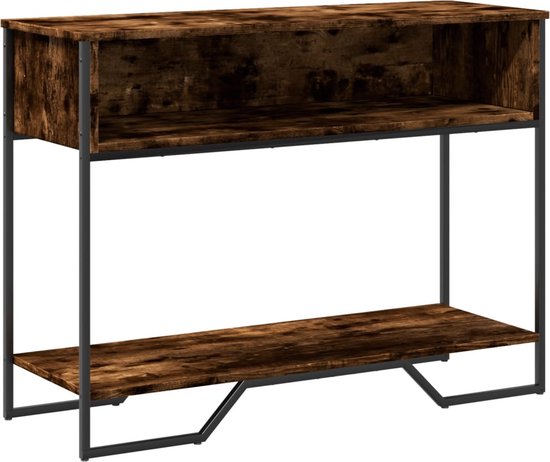 Wandtafel Oud Hout 180 x 23 x 75 cm Gelaagd hout en metaal Wandtafel Oud Hout 180 x 23 x 75 cm Gelaagd hout en metaal