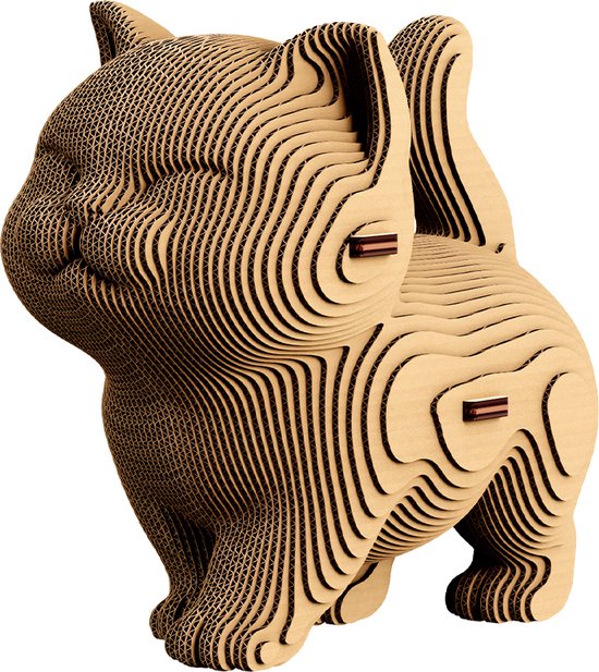 Cartonic - TRIO DE CHATONS - Puzzle 3D - puzzles - DIY- enfants et adultes