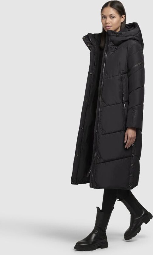 Khujo Sonje6 Winterjas zwart M Polyester -