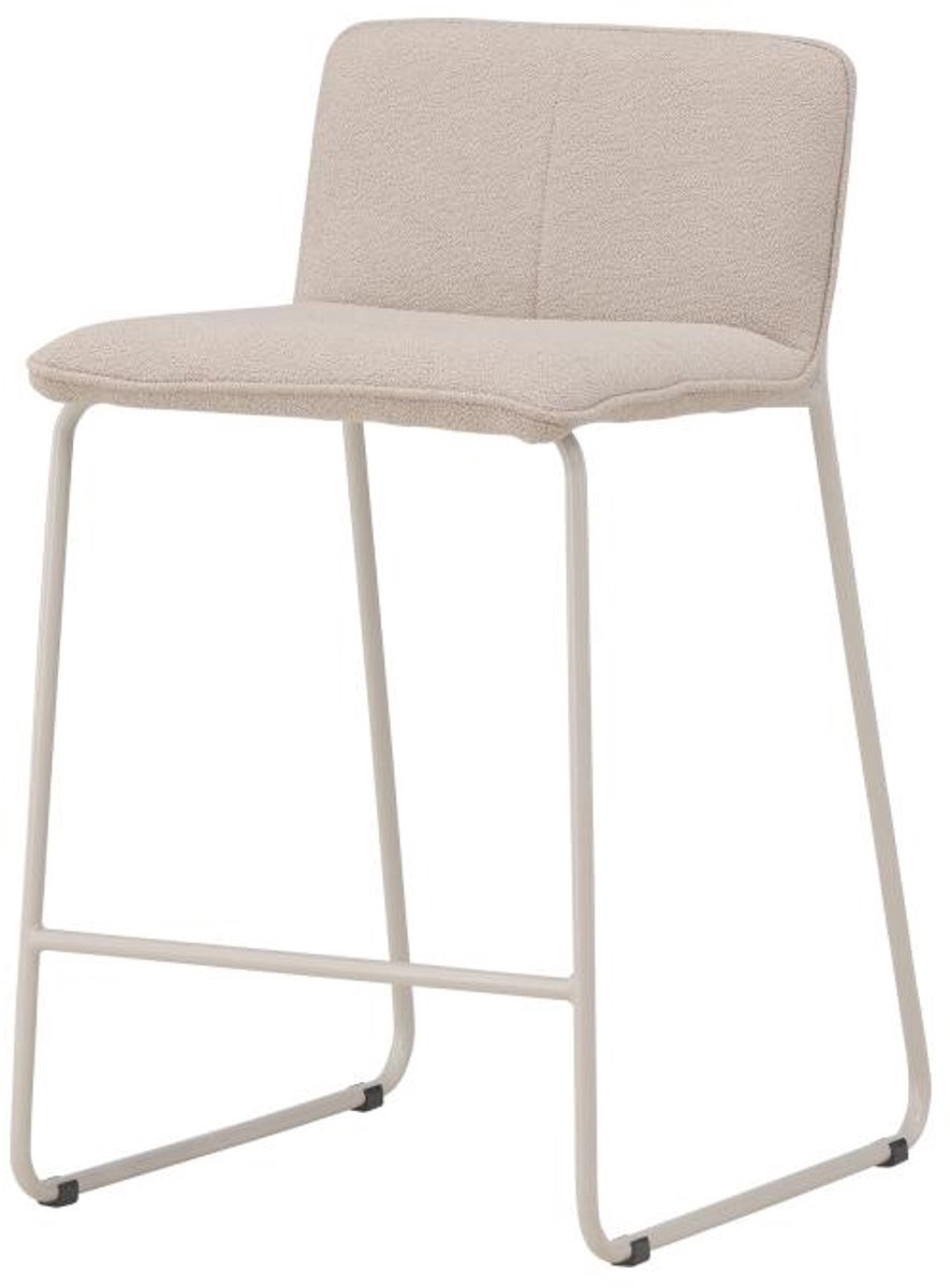 Svea - Mesko barkruk 64 cm - boucle - beige