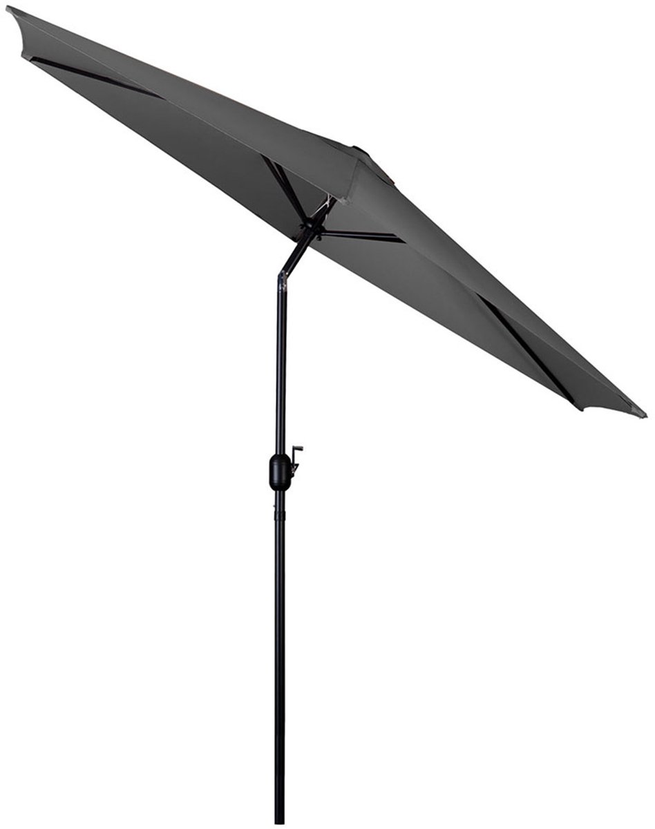 Opvouwbare tuinparasol met 6 segmenten, 300 cm, inclusief hoes - Plonos PL-884