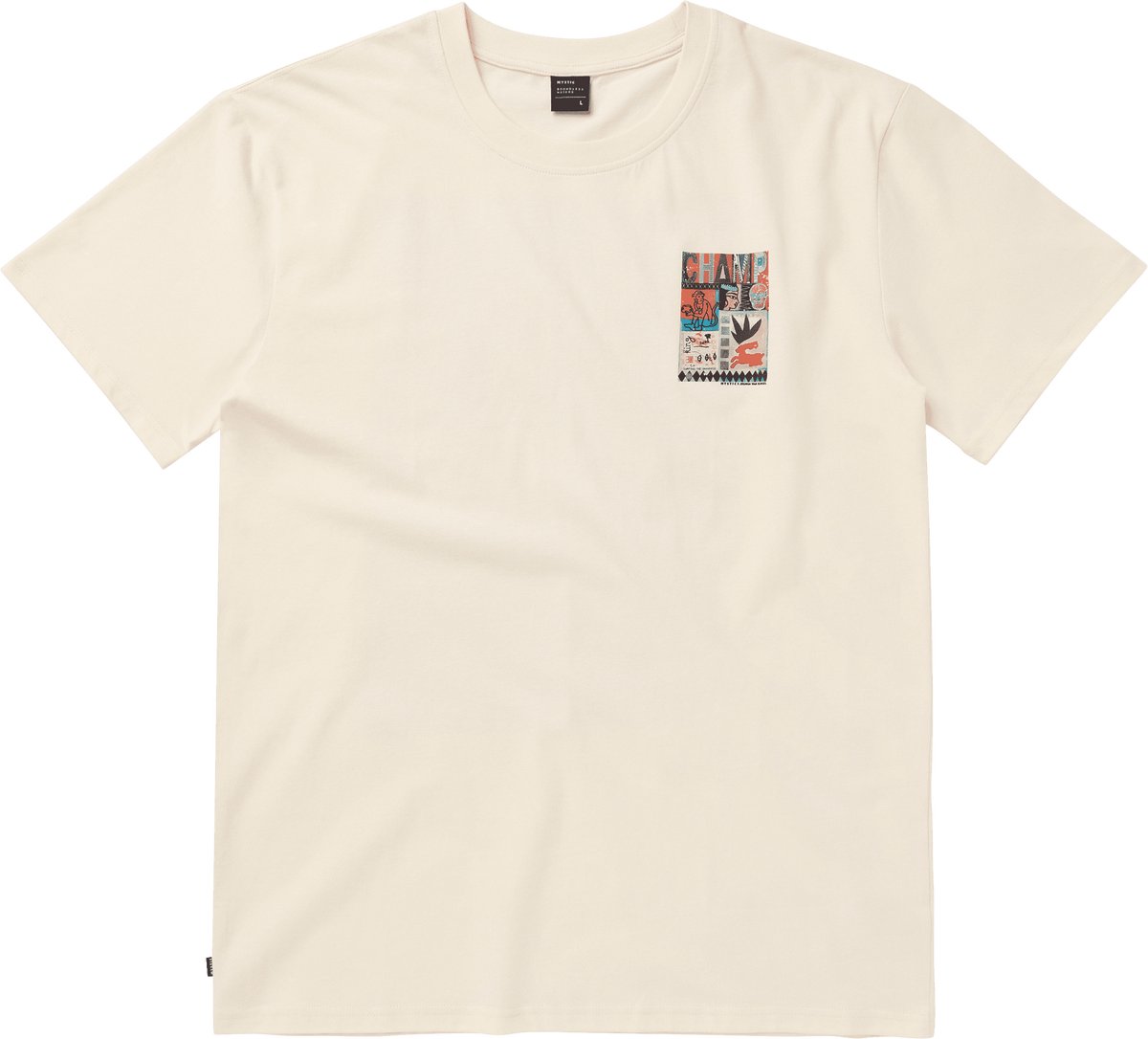 Mystic Funk Tee Marsmallow Beige