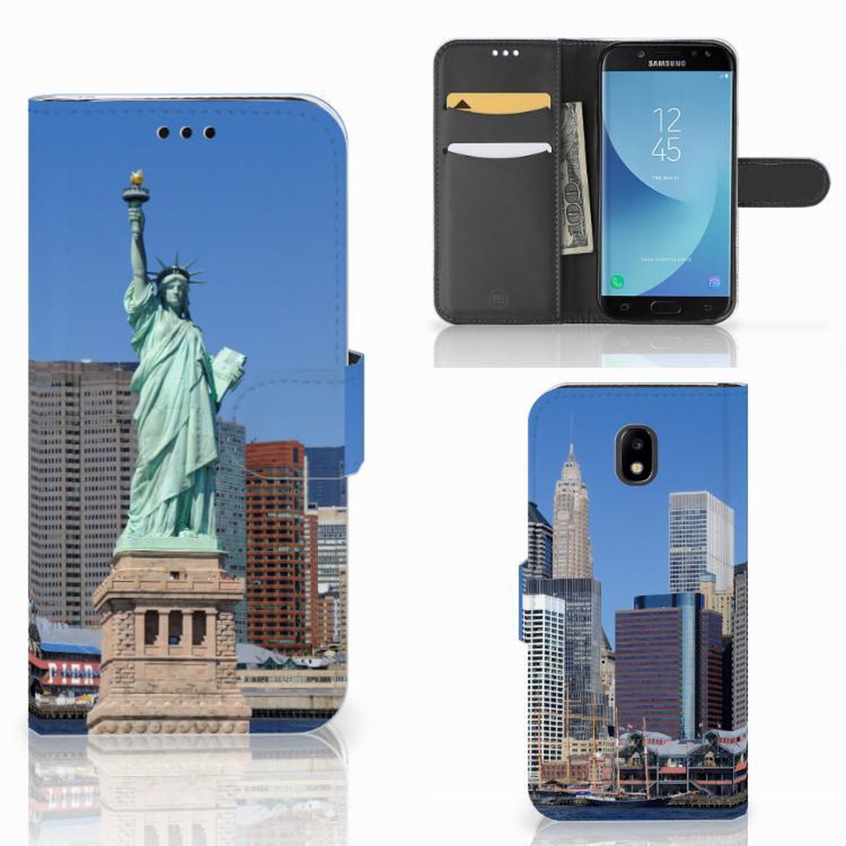 Samsung Galaxy A30 Flip Cover Vrijheidsbeeld