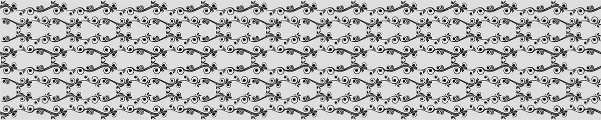 Privacy raamfolie - Lang barokpatroon - Stickers voor ramen en douchedeuren - 40x200cm