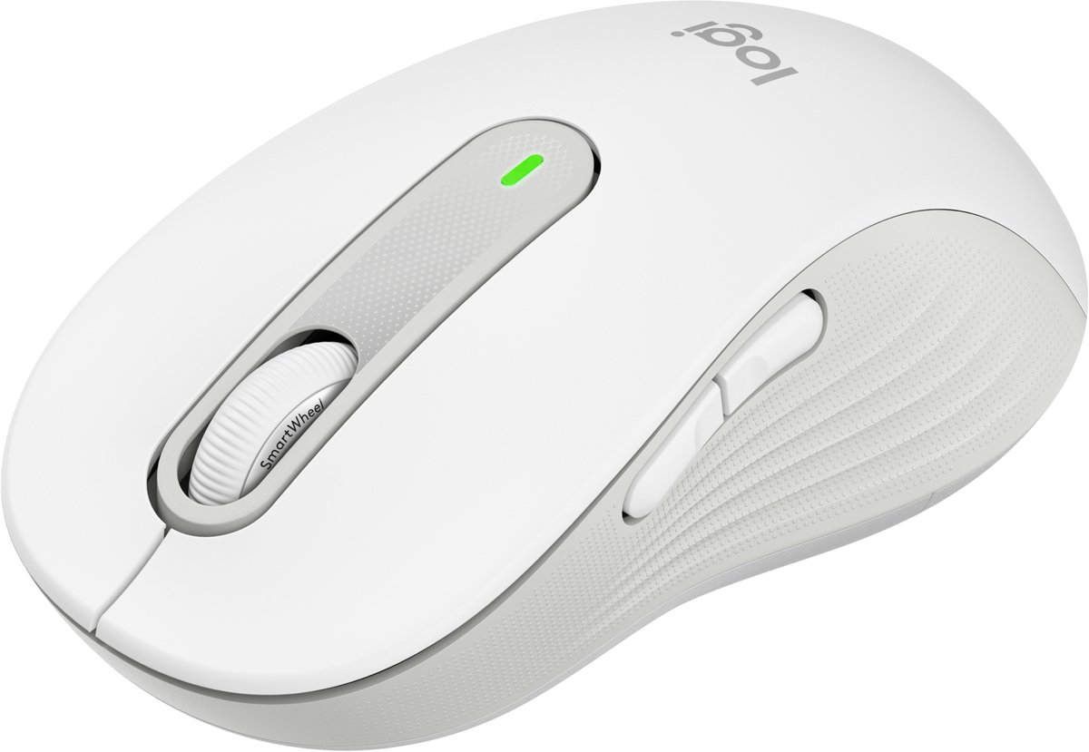 Logitech Signature M650 L - Draadloze Muis - Met Bluetooth - Wit