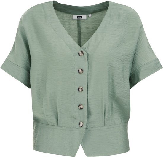 WE Fashion Dames Blouse met Structuur
