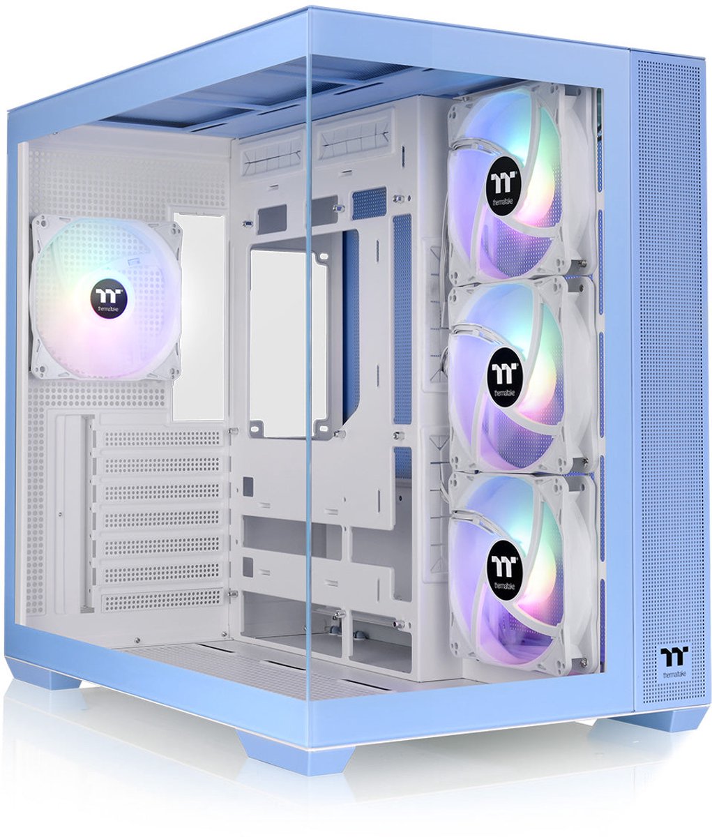 Thermaltake View 380 TG ARGB Hydrangea Blue Midi Tower Blauw