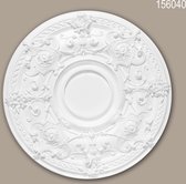 Rosace 156040 Profhome Élement décorative Élement pour plafond style Néo-Empire blanc Ø 70,7 cm