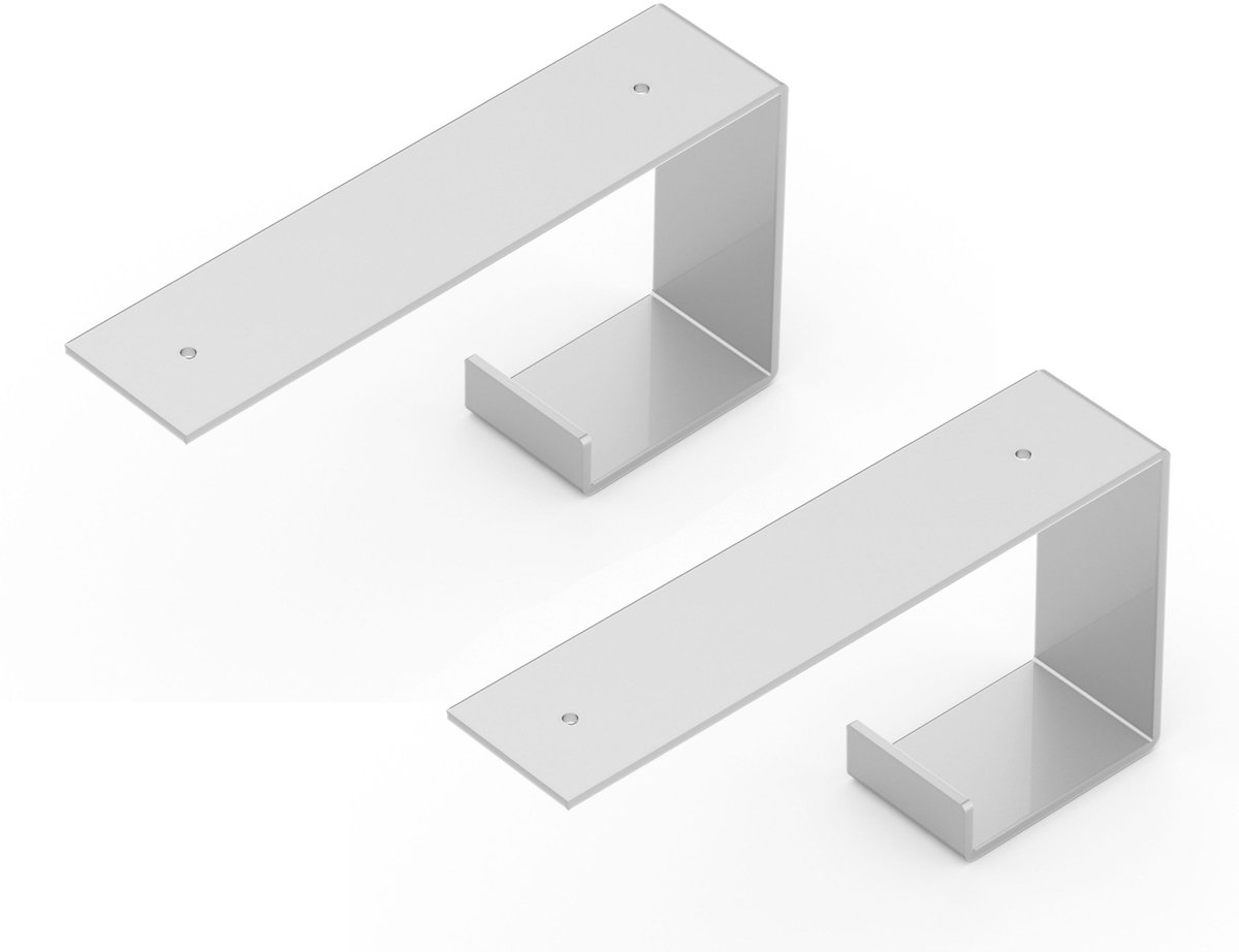 Alberts 861827 Paneelbeugel Quinn | per paar | Paneelbeugel naar keuze in verschillende trendkleuren | Paneelbeugel per paar of afzonderlijk | Afmeting 100 x 200 x 45 mm