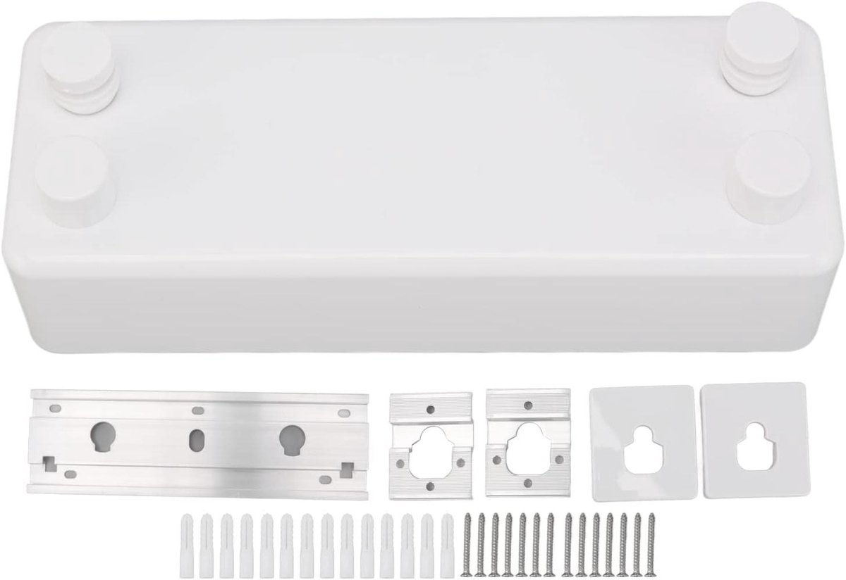 Wall Mounted Double Drying Rack 30 m Safe and Robust for Balcony Bathroom (White) - Pull-Up Drying Rack