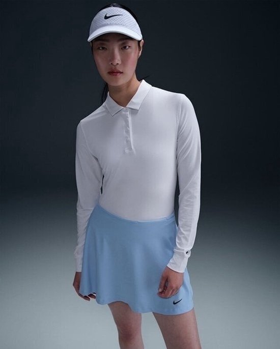 Nike Dames Dri-Fit Victory L/S Polo White