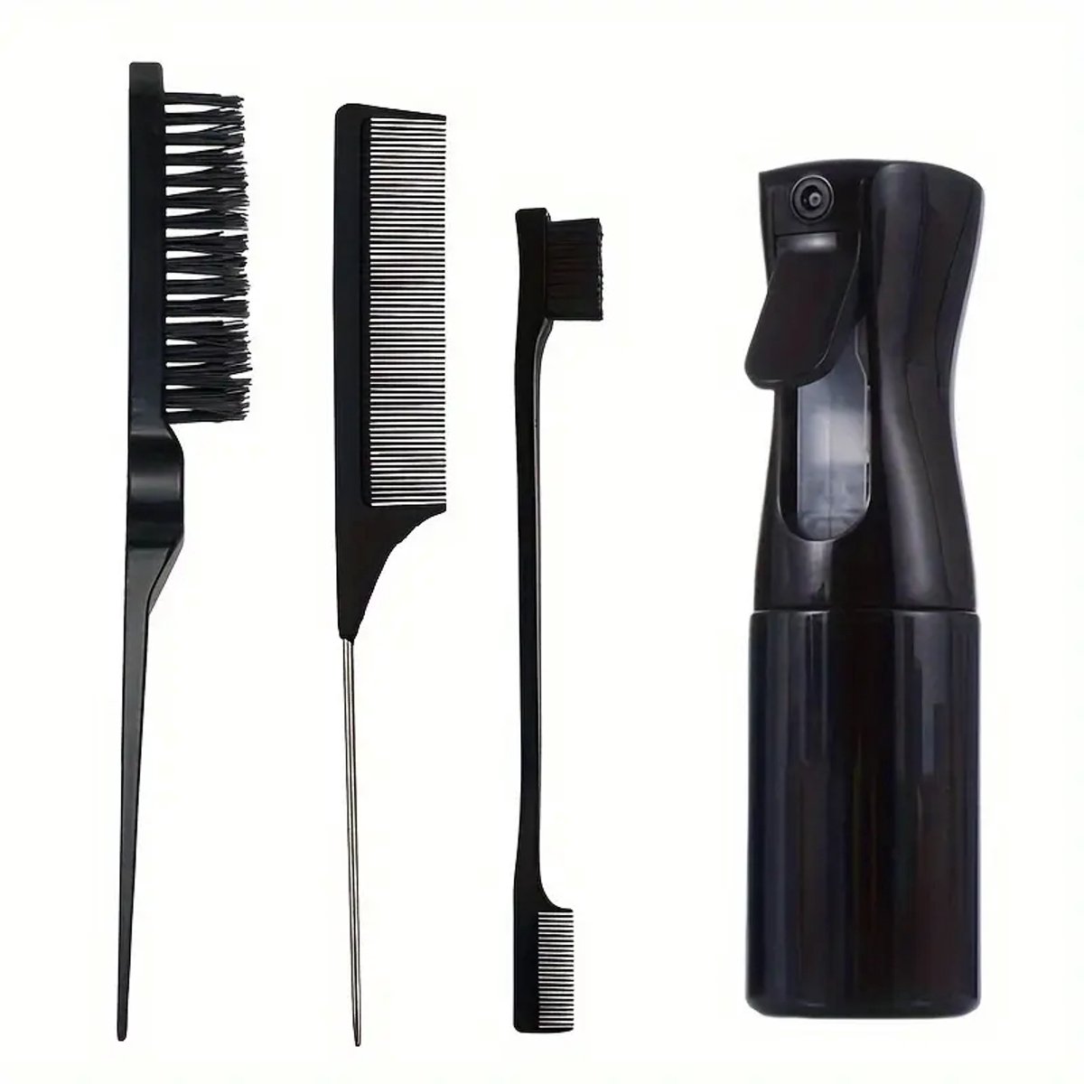 elyza Mist Spray Bottle - Waterverstuiver - Mist verstuiver - Waterspuit - Sprayflacon - Spuitfles - Kappersspuit - Mist Sprayer - Zwart