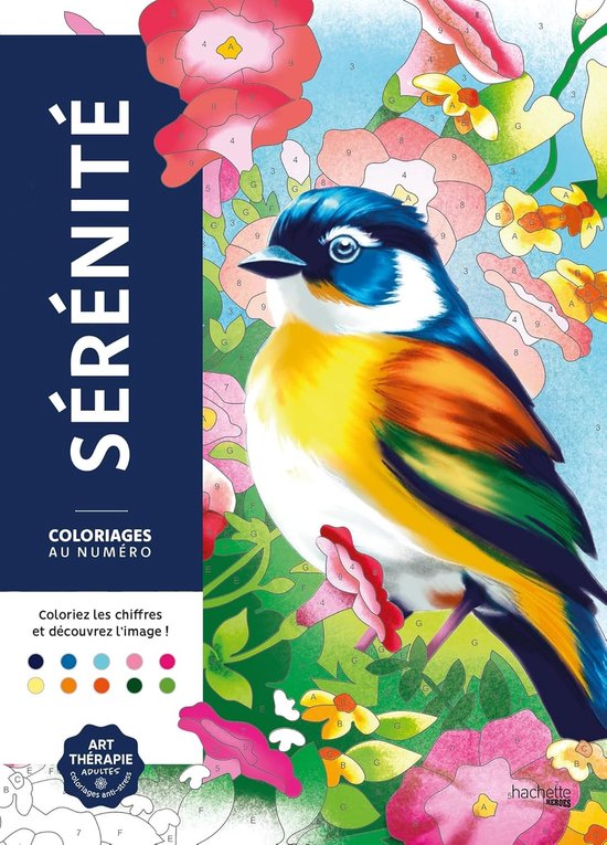 Coloriages au Numéro Sérénité - Hachette - kleuren op nummer voor volwassenen en kinderen