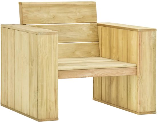 vidaXL Tuinstoel 1 Antraciet adirondack stoel