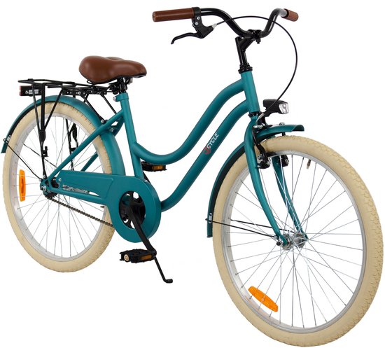 2Cycle - Meisjesfiets - 24 inch - Groen-Blauw van 2Cycle — afbeelding 4