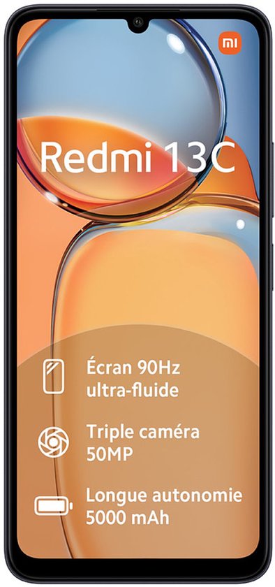 Xiaomi Redmi 13C 17,1 cm (6.74") Dual SIM 4G USB Type-C 8 GB 256 GB 5000 mAh Zwart