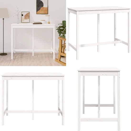 4-zits bartafel Alexa wit 154,5 x 90 x 100 cm kopen 4-zits bartafel Alexa wit 154,5 x 90 x 100 cm kopen