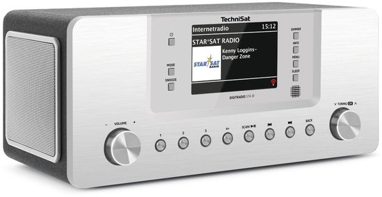 TechniSat Digitradio 550 IR - Stereo Internetradio Met DAB+, FM, WLAN, Bluetooth & App - 2x5W Luidsprekers - Incl. Afstandsbediening