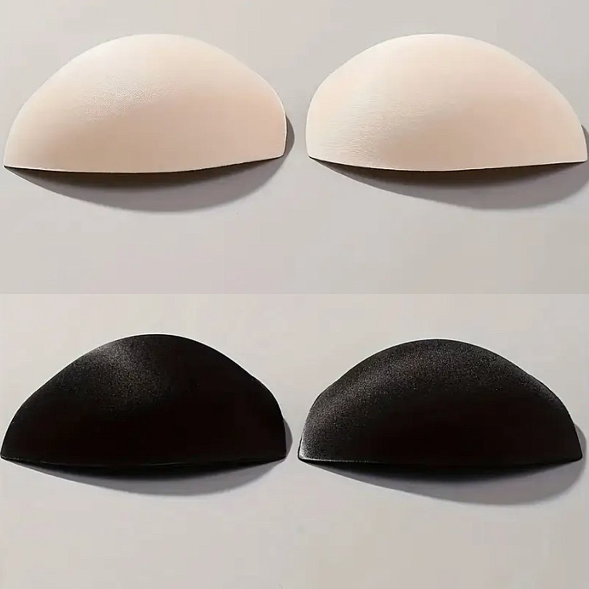 LaGloss® Waterproof BH Pads - Set van 3 Paar in Wit, Beige, Zwart - Push Up Pads voor Bikini, Badpak & Sportbeha — afbeelding 5