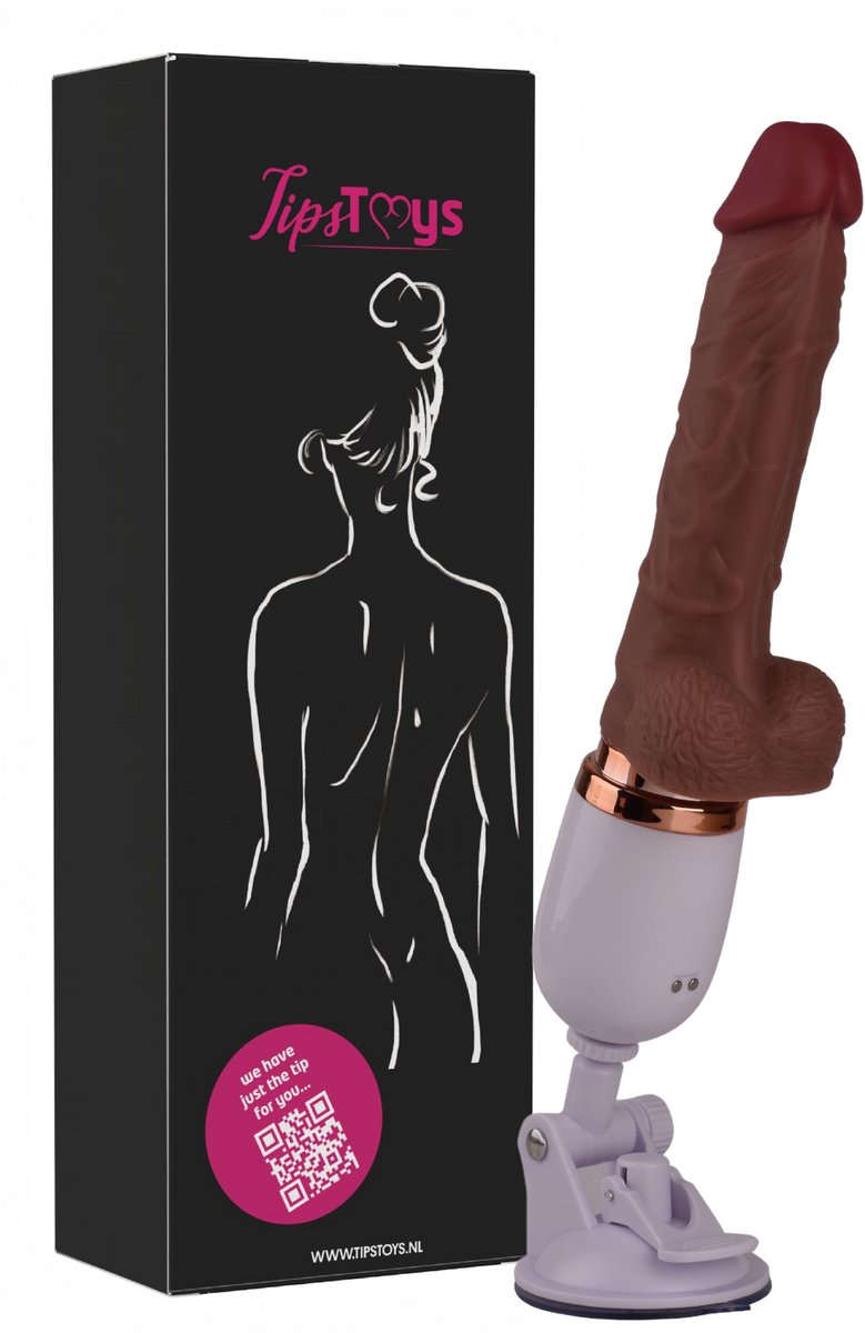 Goedkoopste TipsToys® Seksmachine Vibrator - Stotende Sexmachine Dildo - Seksspeeltje voor Vrouwen - Sextoys