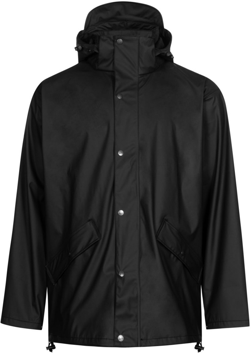 Lyngsøe Rainwear gerecyclede Regenjas Zwart