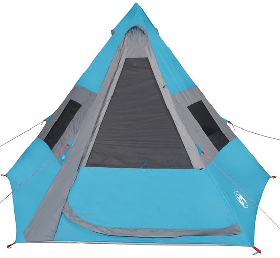 vidaXL - Tipitent - 7-persoons - waterdicht - blauw van Vidaxl — afbeelding 3