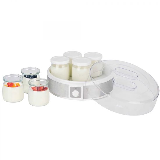 Jata YJEYG2266 - Yoghurtmaker - inclusief 7 potjes - 20 Watt - totaal 1.26 liter - BPA vrij van Merkloos — afbeelding 4
