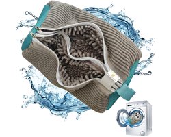 Was machine Schoenen zak - 360° Reiniging - Her bruik bare Waxende Schoenen zak (39 x 19 cm) - Voor alle soorten en maten schoenen - Was machine Schoenen zak - Grijs