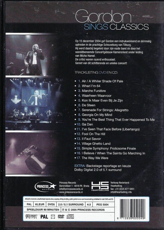 Gordon - Sings Classics