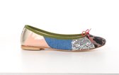 Maury ballerine Skyler multi leopard jeans paillettes