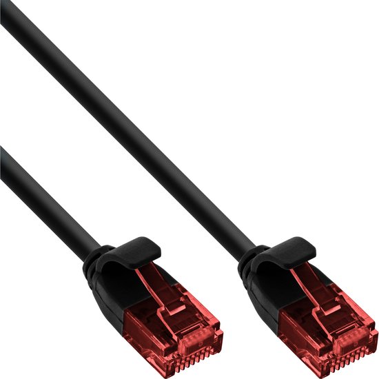 WP WPC-PAT-6U050BL CÂBLE De Réseau Noir 5 M Cat6 U/UTP (UTP) EUR 5,99