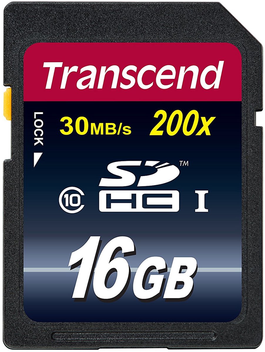Bol.com Transcend Premium SD kaart 16GB - Class 10 aanbieding