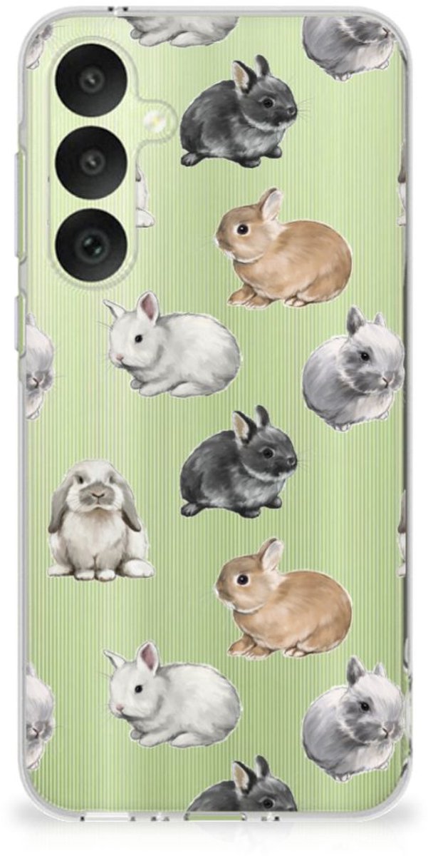 TPU Hoesje voor Samsung Galaxy A35 Konijntjes