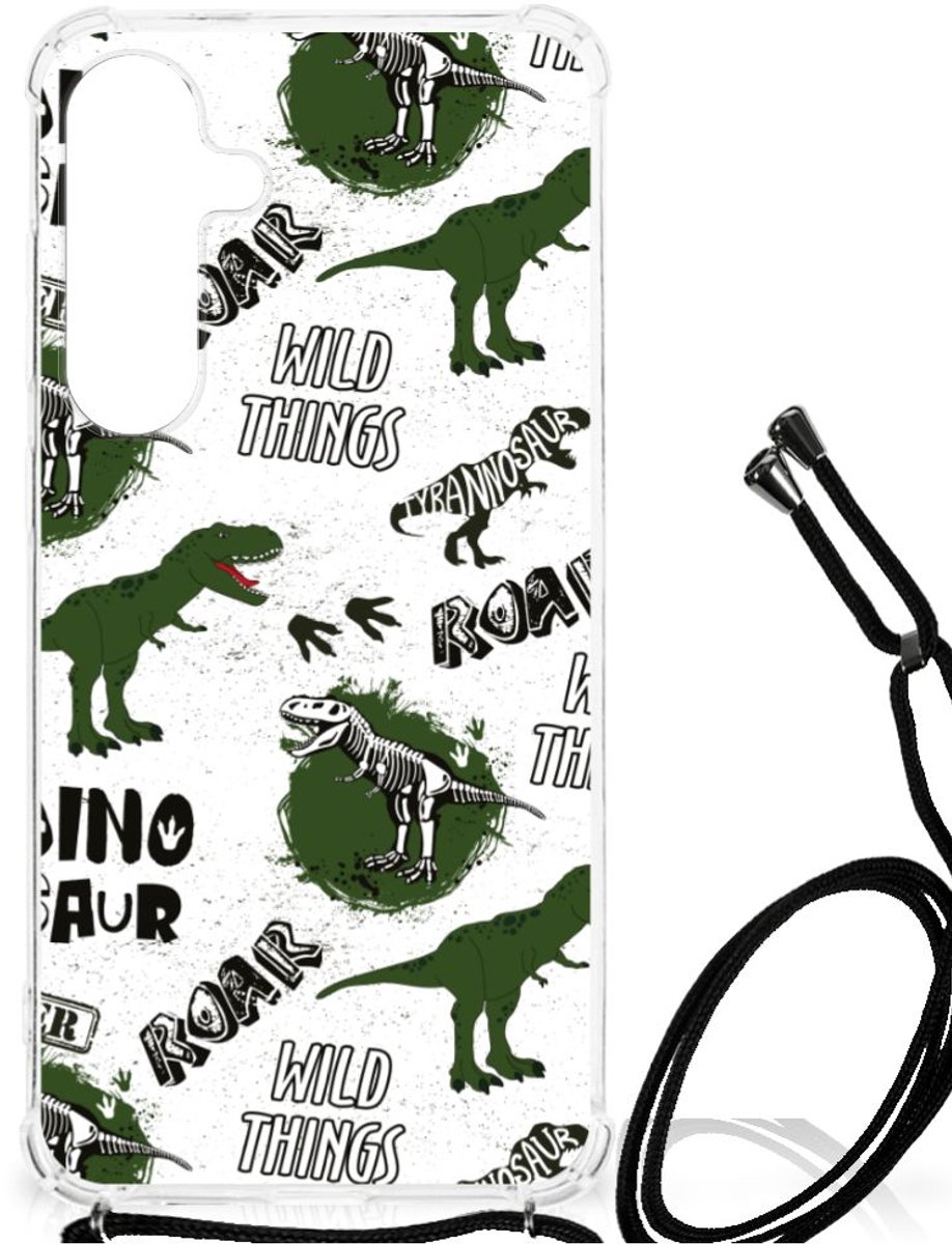 Case Anti-shock voor Samsung Galaxy S24 Plus Dinosaurus
