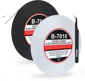 MMOBIEL 2x 2mm Dubbelzijdige Tape 50m Rol (ZWART+WIT) voor Mobiele Telefoon / Tablet Reparatie