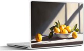 Laptop sticker - 14 inch - Citroenen - Stilleven - Geel - 32x5x23x5cm - Laptopstickers - Laptop skin - Cover