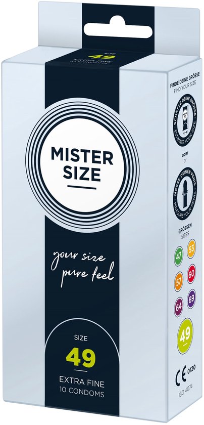 MISTER SIZE 49 Ultra Dunne S condooms (10 pack)