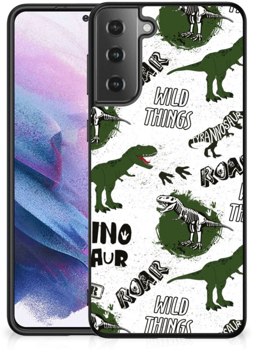 Dierenprint Telefoonhoesje voor Samsung Galaxy S21 Plus Dinosaurus