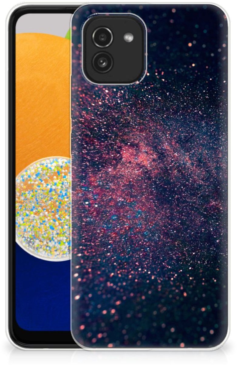 Samsung Galaxy A03 TPU Hoesje Stars