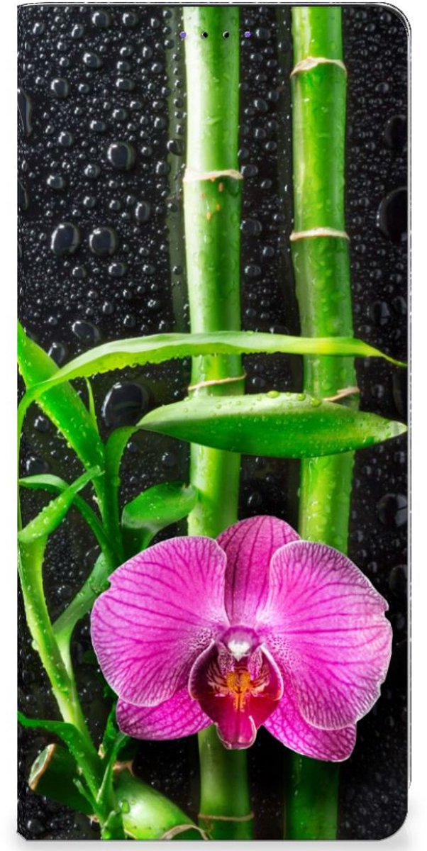 Book Case voor Samsung Galaxy A22 5G Smart Cover Orchidee