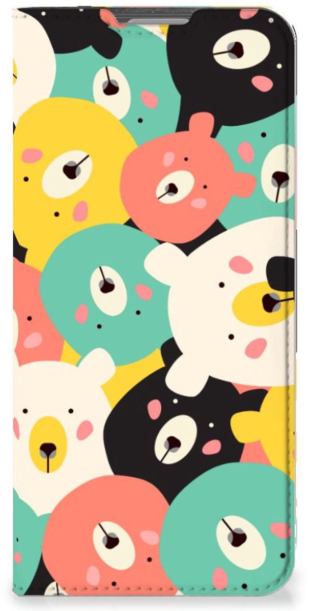 Standcase Hoesje voor OPPO Reno8 Lite Magnet Case Bears