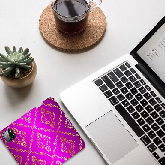 Coque de téléphone avec photo iPhone 14 Plus Smart CoverCase Baroque Rose