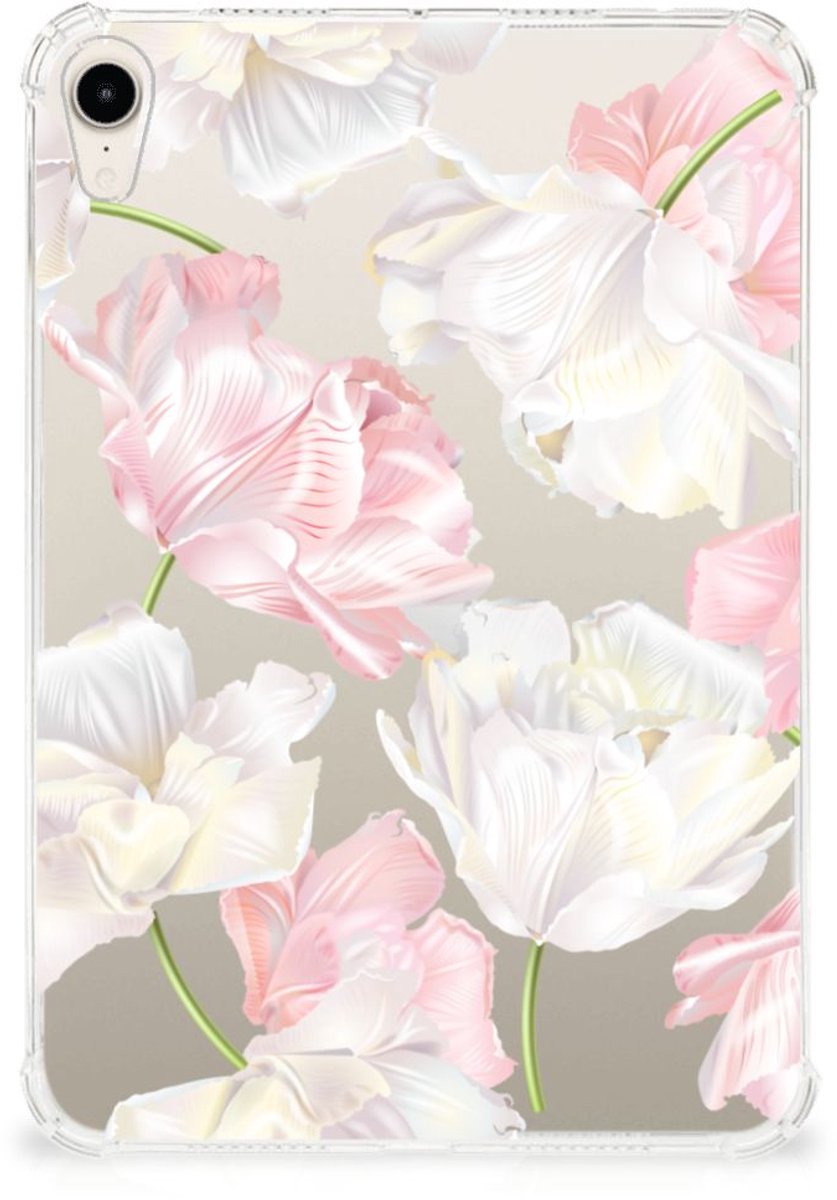 Back Cover voor Apple iPad mini 6 (2021) Siliconen Hoesje Lovely Flowers