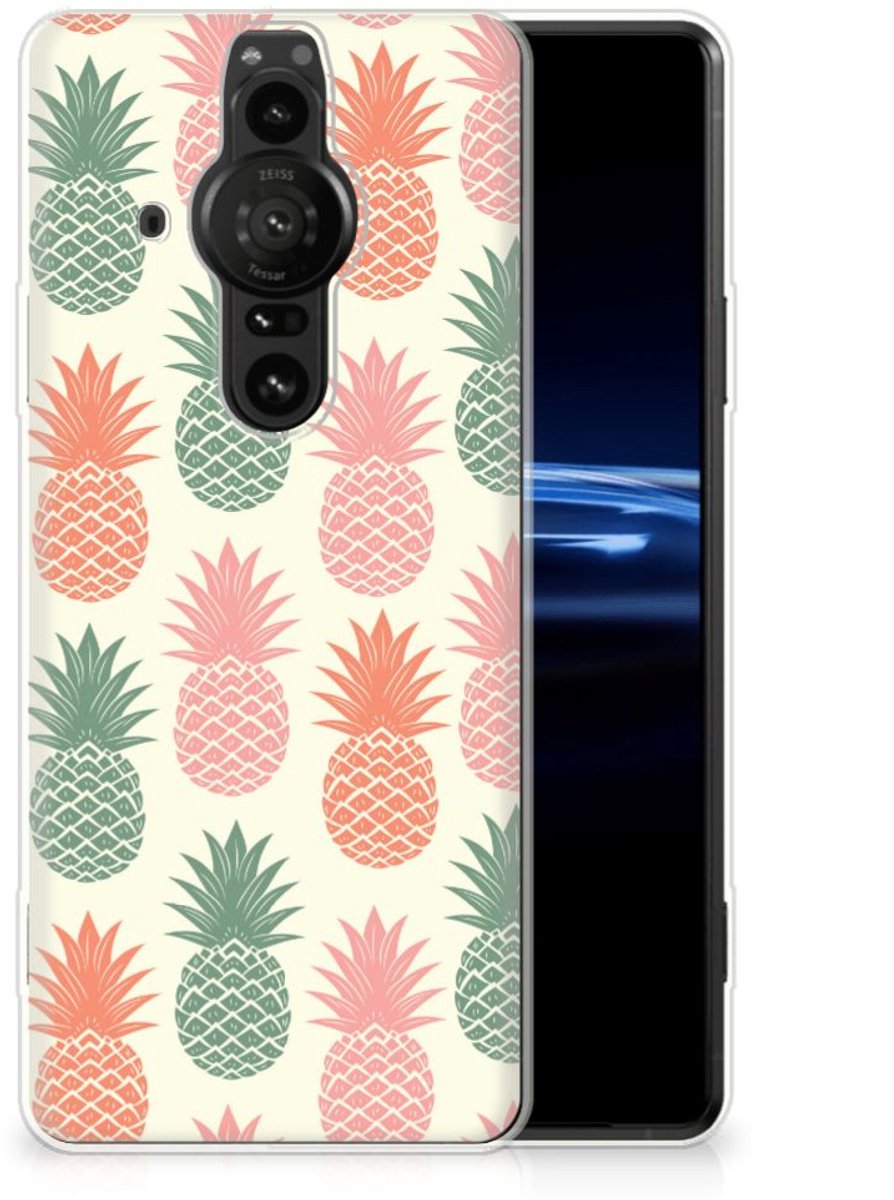 Sony Xperia Pro-I Siliconen Case Ananas