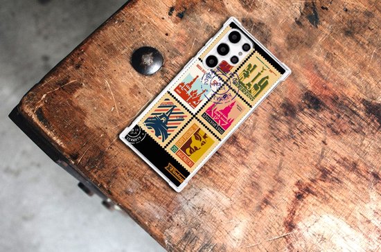 Samsung Galaxy S22 Ultra Telefoonhoesje met valbescherming Postzegels