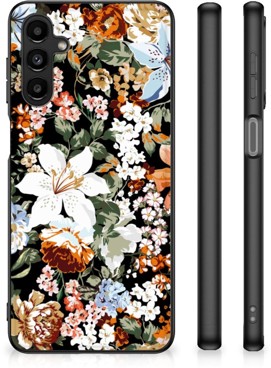 Bloemen Hoesje voor Samsung Galaxy A14 5G Dark Flowers