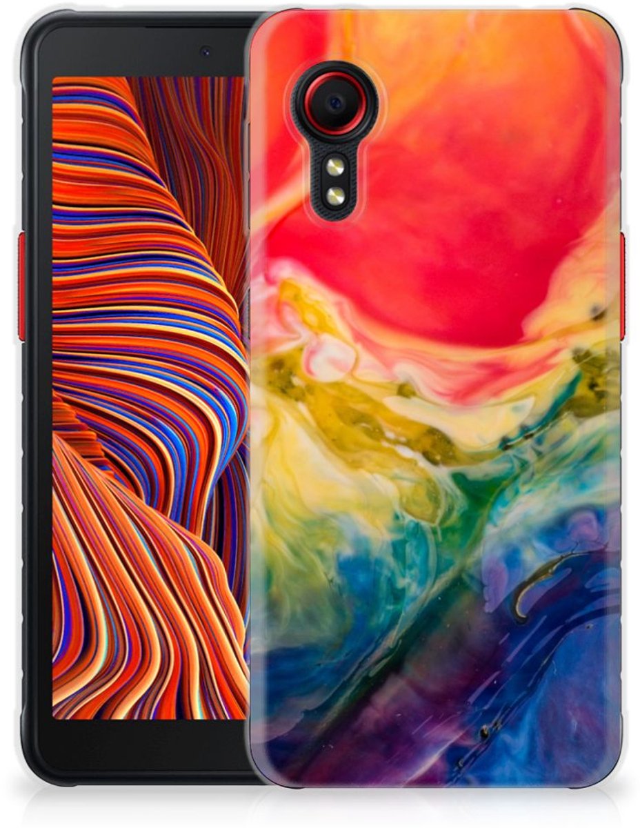 Hoesje maken Samsung Galaxy Xcover 5 Watercolor Dark