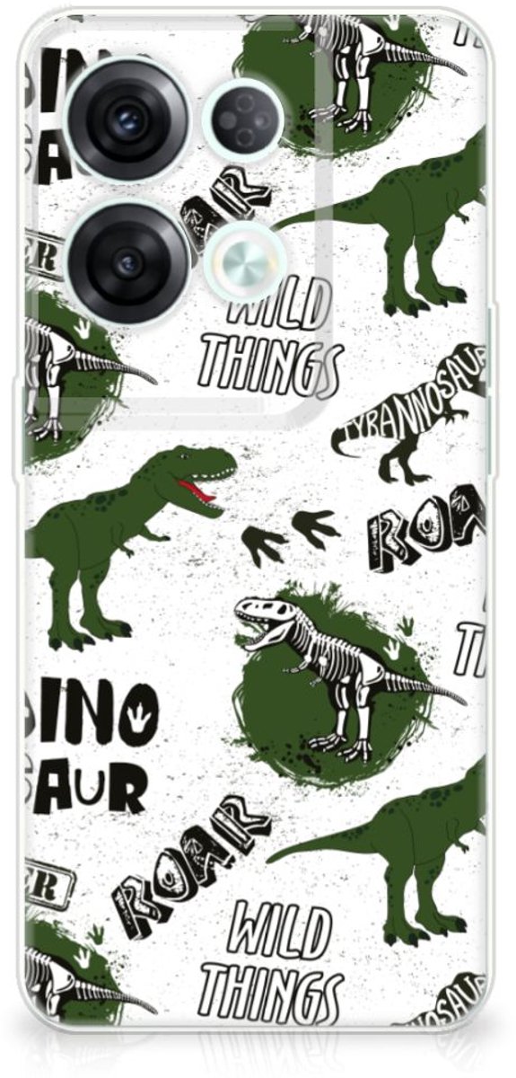 TPU Hoesje voor OPPO Reno8 Pro Dinosaurus