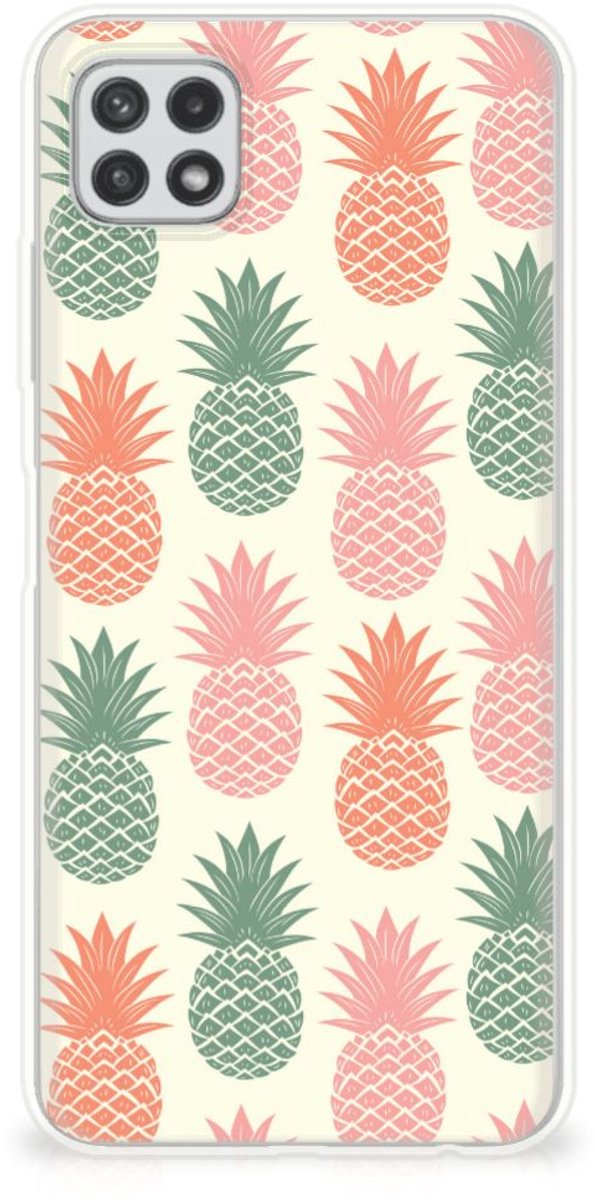 Samsung Galaxy A22 5G Siliconen Case Ananas